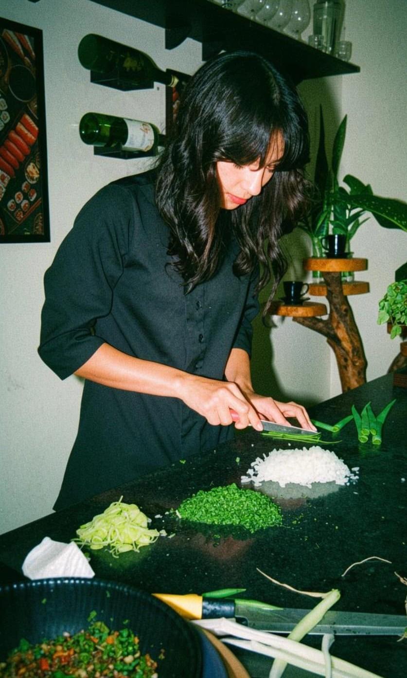Chef Yasmin Santos — cozinha profissional